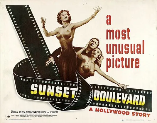Sunset Boulevard quad poster