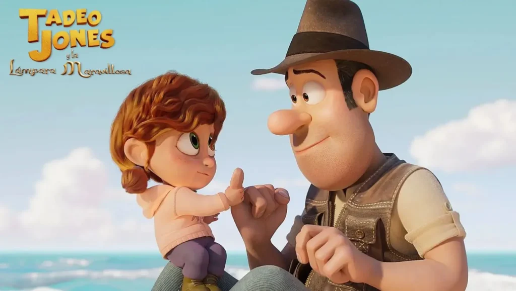 Tadeo Jones y la lámpara maravillosa escena de la película