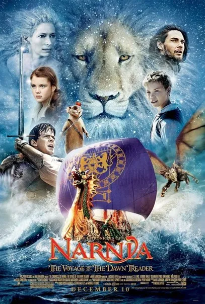 The Chronicles of Narnia The Voyage of the Dawn movie poster