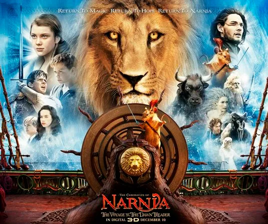 The Chronicles of Narnia The Voyage of the Dawn quad poster