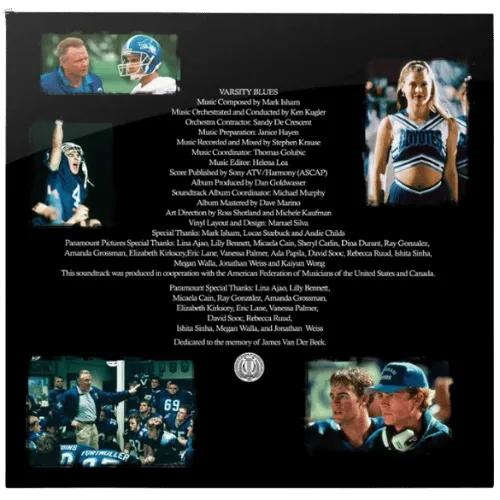 Varsity Blues soundtrack funda impresa