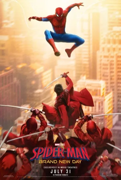 spider-man brand new day movie poster
