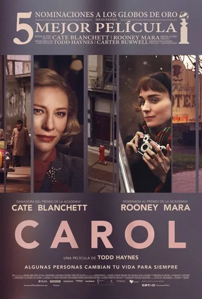 Carol póster de la película