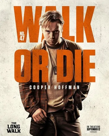 The Long Walk Cooper Hoffman poster