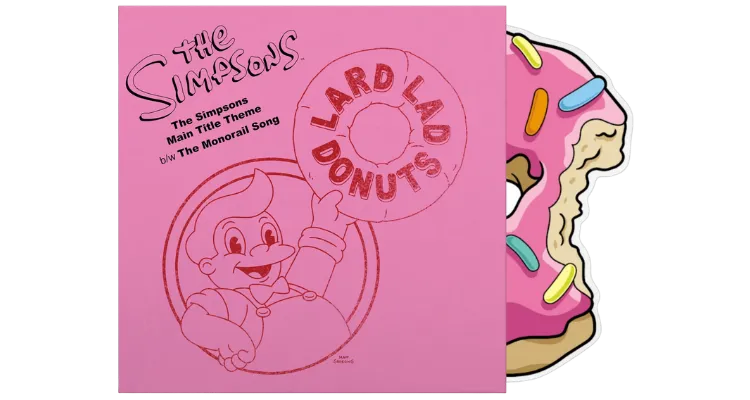 The Simpsons Main Theme picture disc vinyl