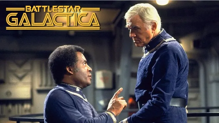 Battlestar Galactica movie scene