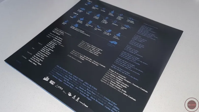 El Pezón de Elena soundtrack contraportada vinilo