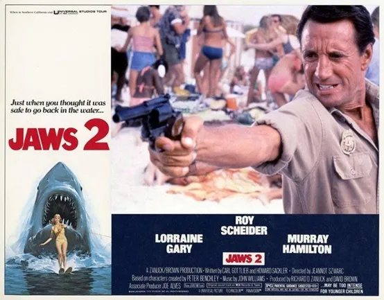 Fotocromo de la película Jaws 2