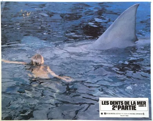 Fotocromo francés Jaws 2
