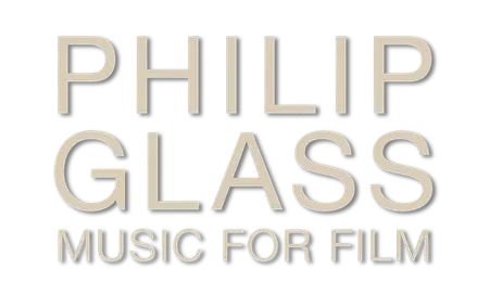 Philip Glass music for film logo