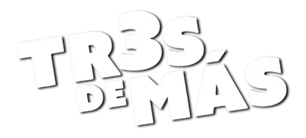 Trés de Más logo title