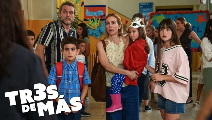 Trés de Más movie scene