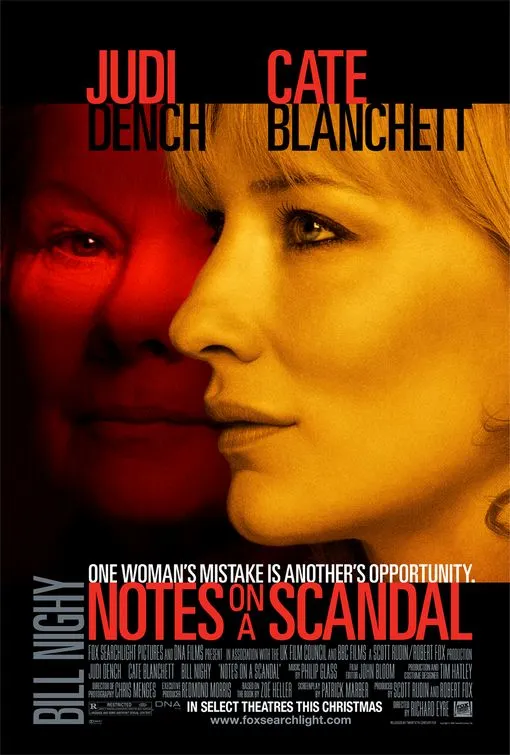 notes on a scandal movie poster